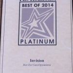 2014 The Roanoker Best Eyecare Platinum