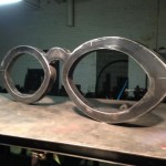 Cateye Glasses Sculpture